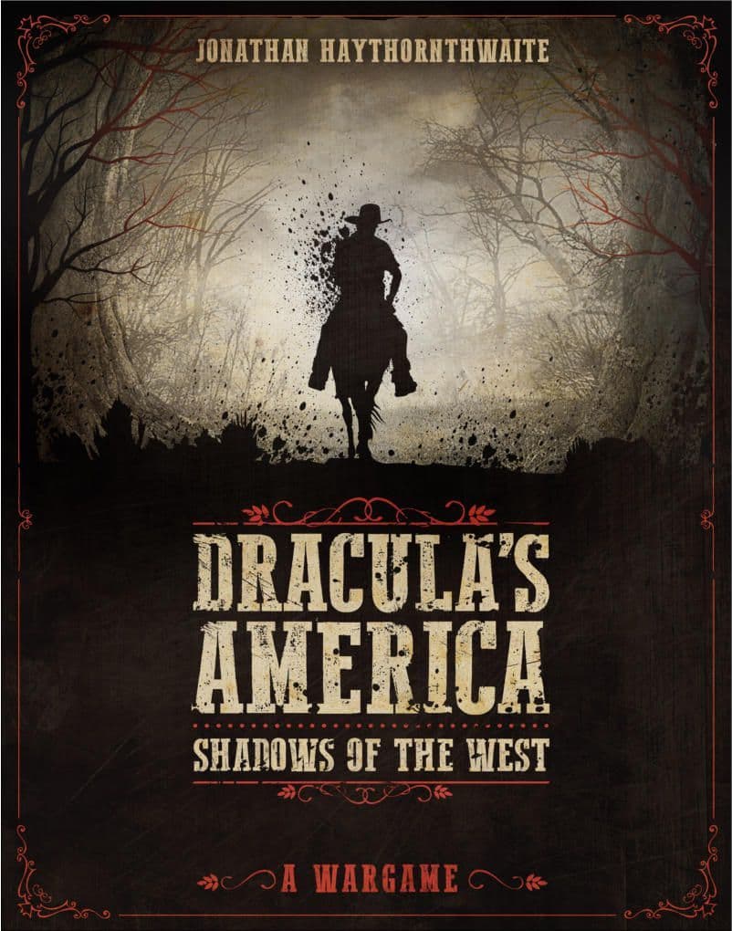 Portada juego de mesa La América de Drácula: Sombras del Oeste