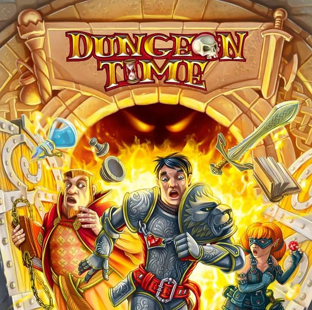 Portada juego de mesa Dungeon Time