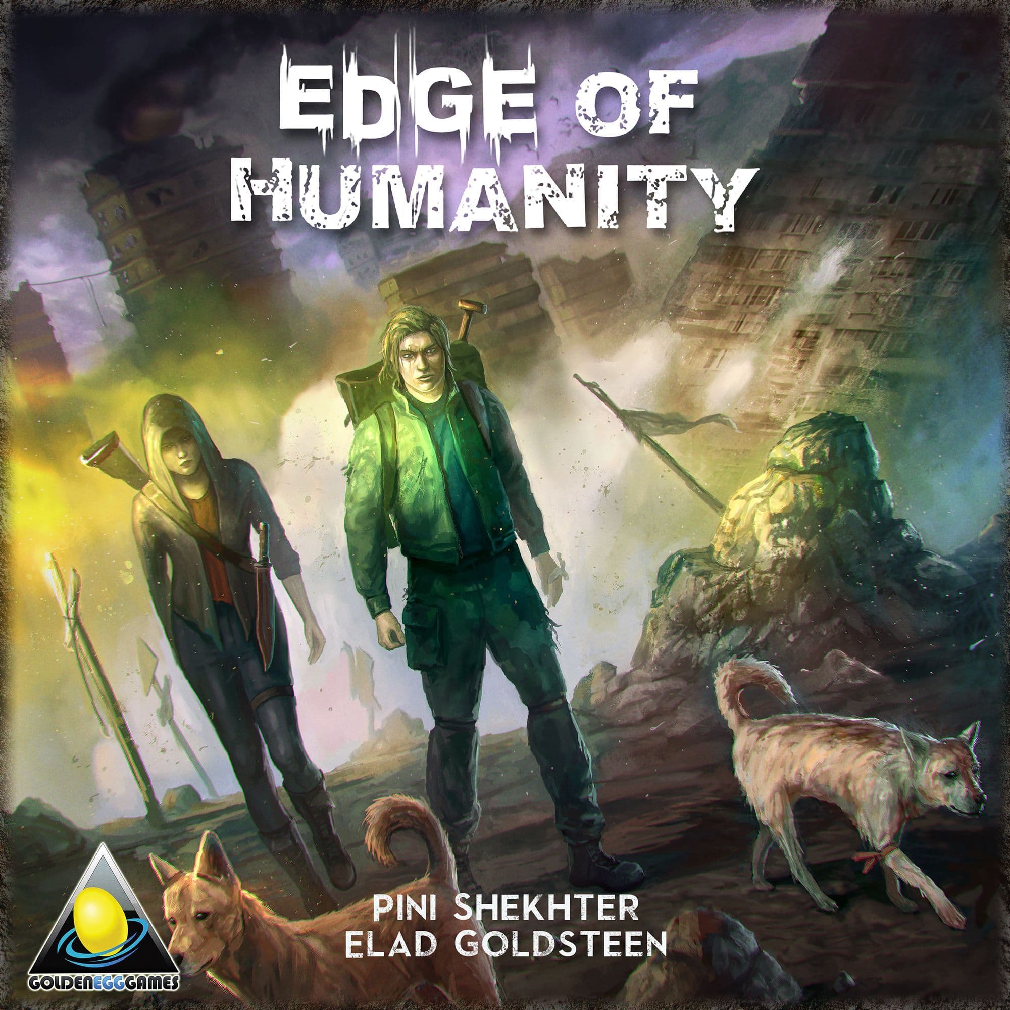 Portada juego de mesa Edge of Humanity