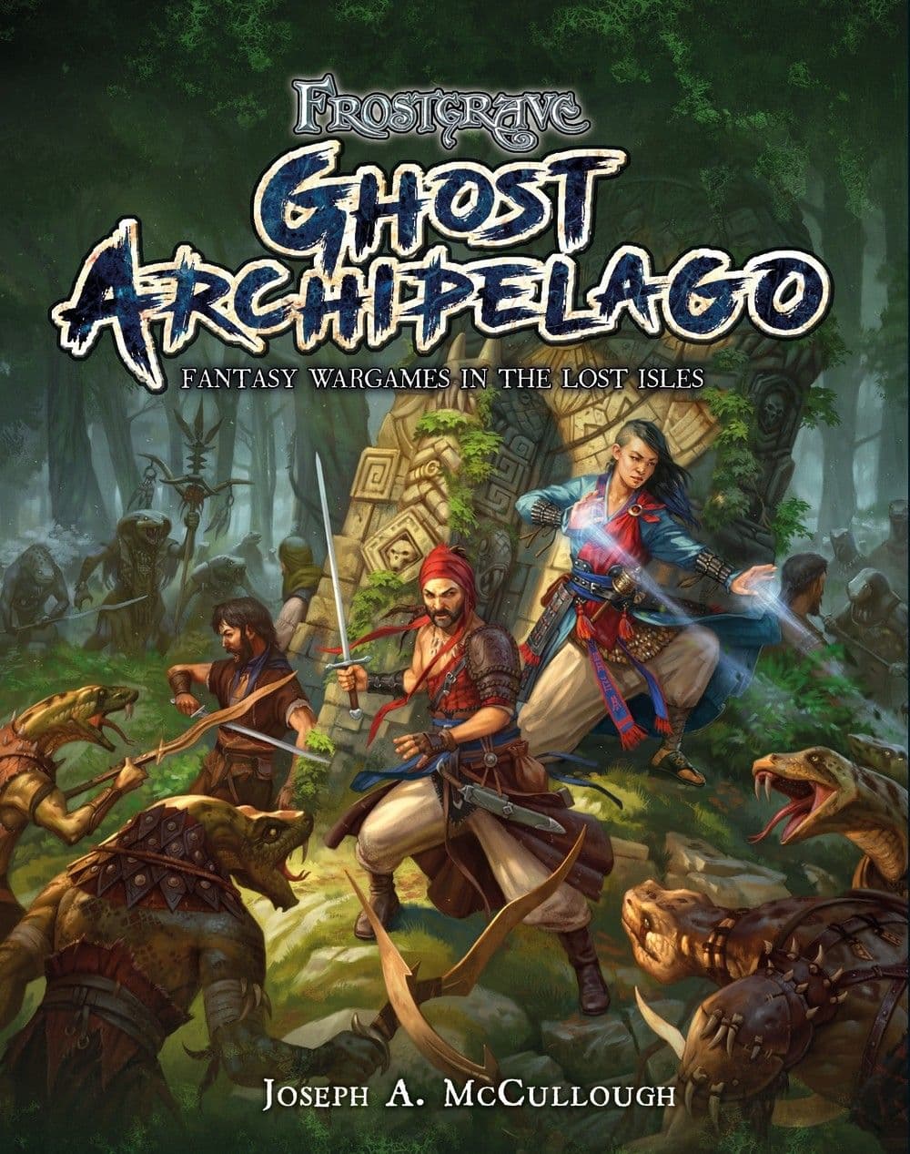 Portada juego de mesa Frostgrave: El Archipiélago Fantasma