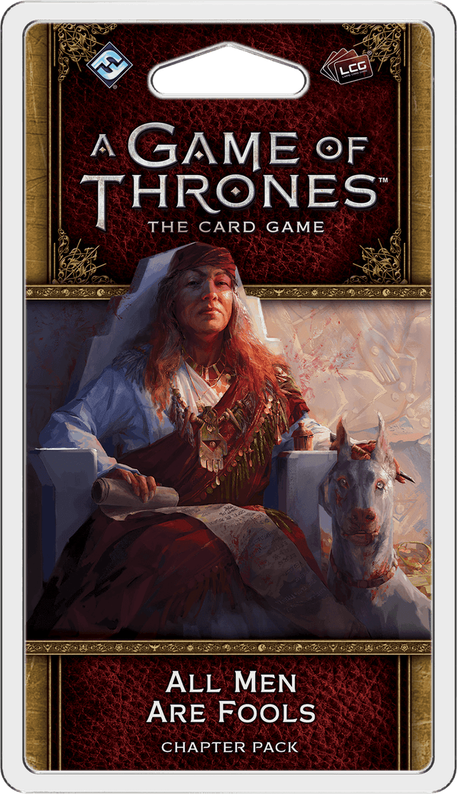 Portada juego de mesa Juego de tronos: El juego de cartas (Segunda edición) – Todos los hombres son bufones