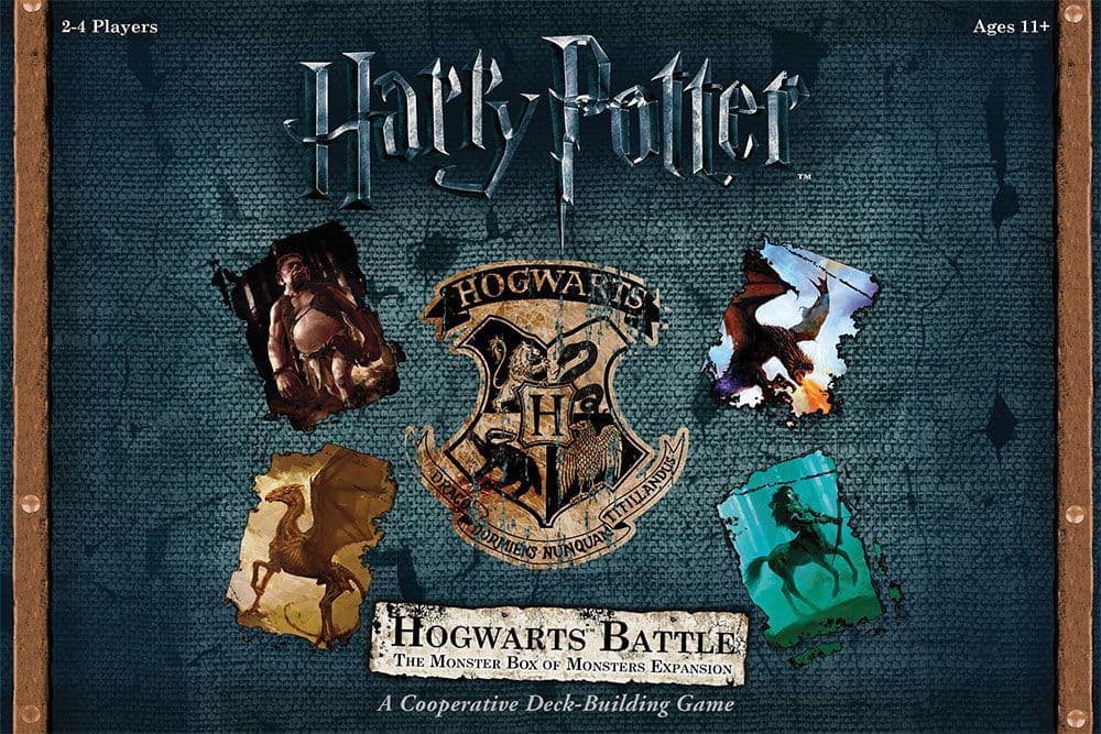Portada juego de mesa Harry Potter: Hogwarts Battle – La monstruosa caja de los monstruos Expansión