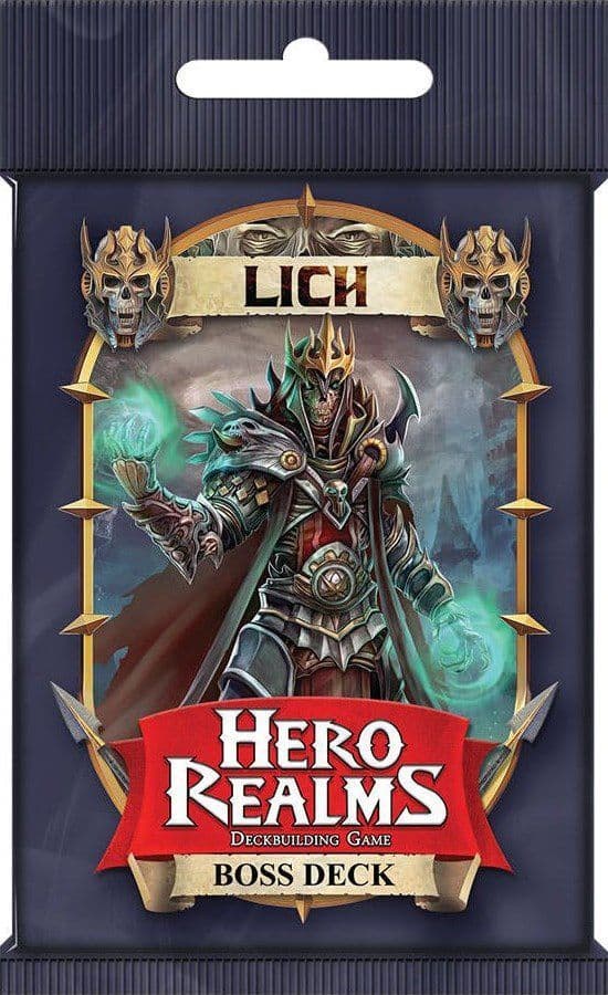 Portada juego de mesa Hero Realms: Mazo de Jefe Liche