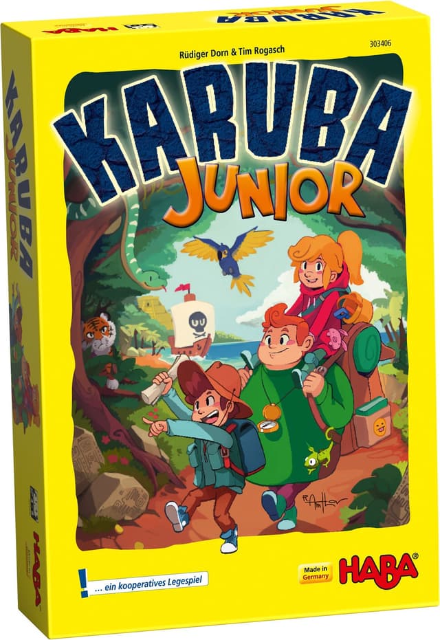 Portada juego de mesa Karuba Junior