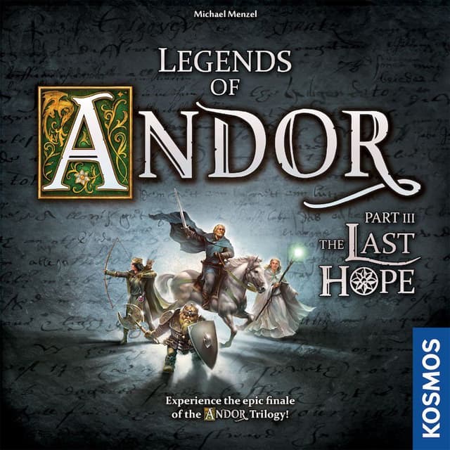 Portada juego de mesa Las Leyendas de Andor: La Última Esperanza