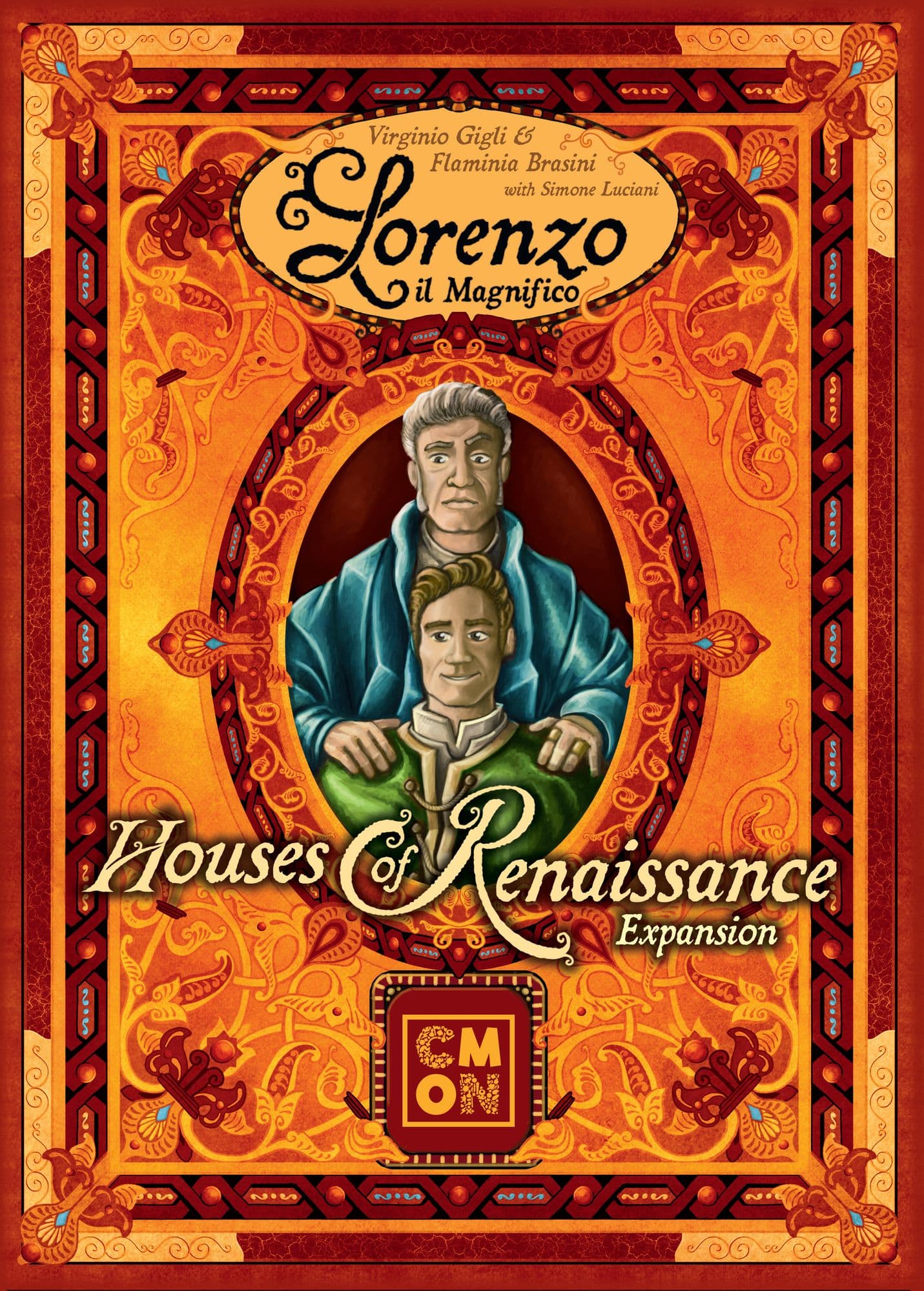 Portada juego de mesa Lorenzo il Magnifico: Casas del Renacimiento