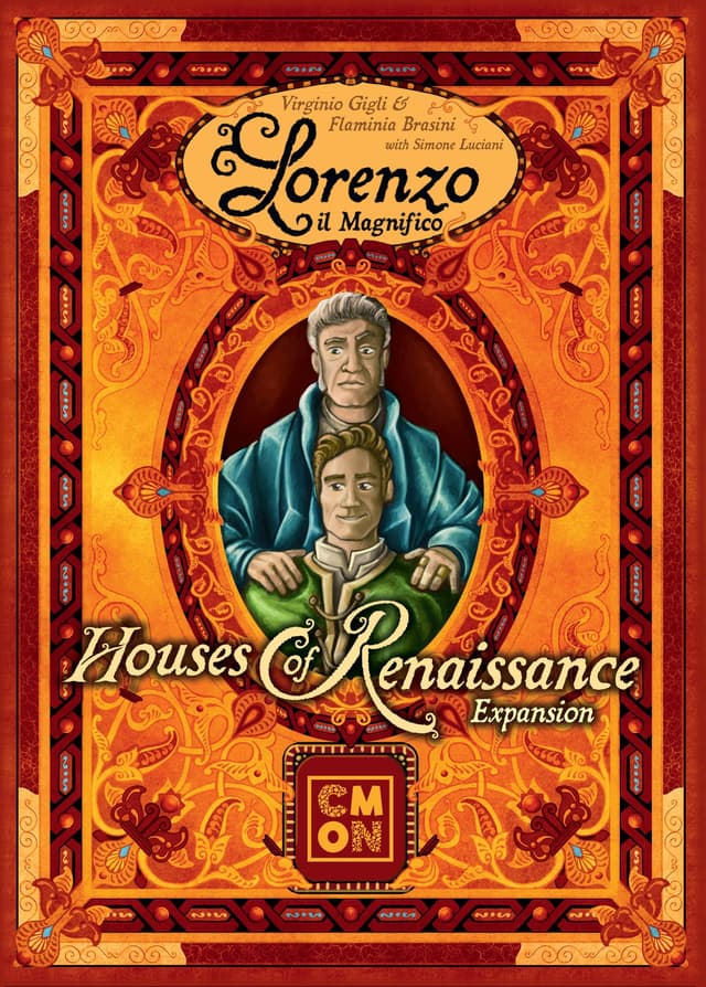 Portada juego de mesa Lorenzo il Magnifico: Casas del Renacimiento