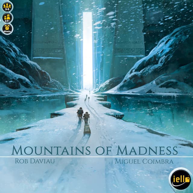 Portada juego de mesa Las Montañas de la Locura