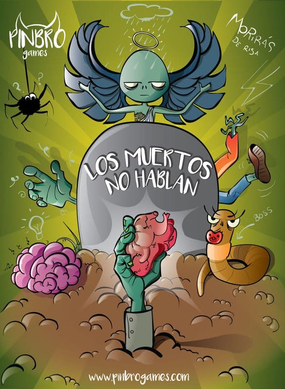 Portada juego de mesa Los Muertos No Hablan
