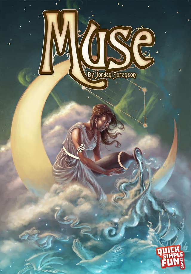Portada juego de mesa Musa