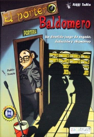 Portada juego de mesa El portero Baldomero