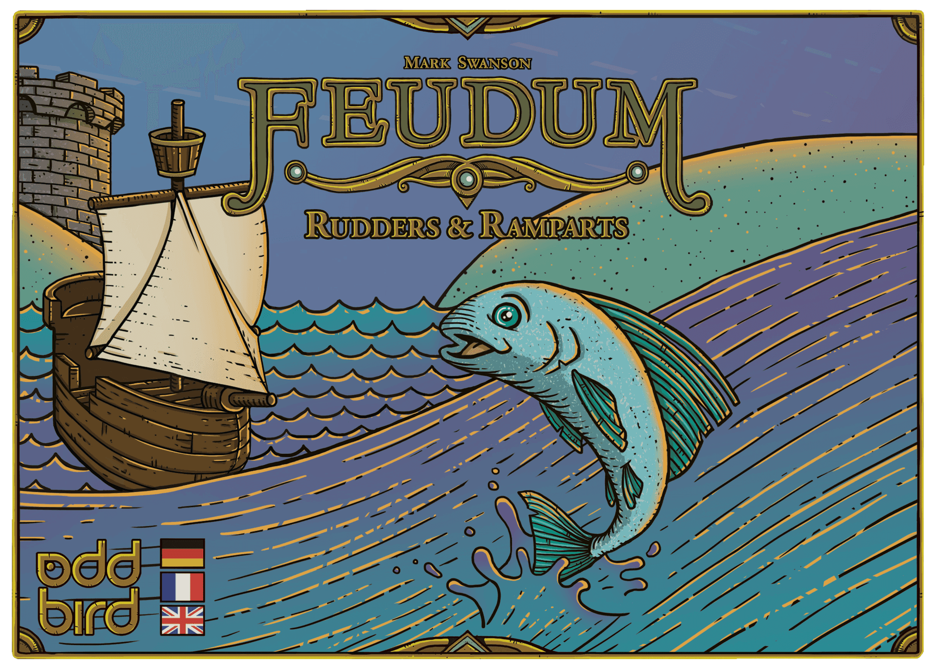 Portada juego de mesa Feudum: Rudders & Ramparts