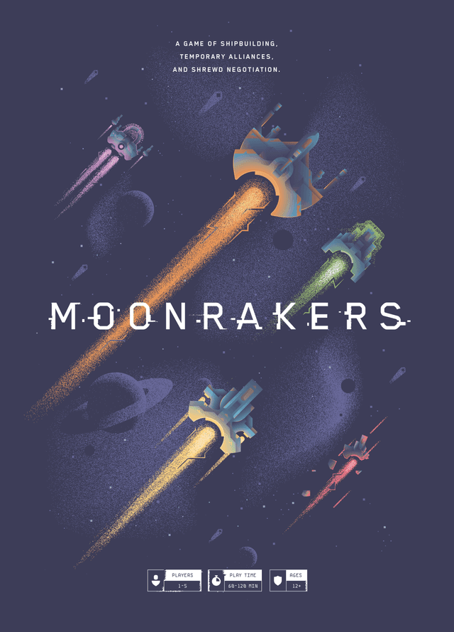 Portada juego de mesa Moonrakers