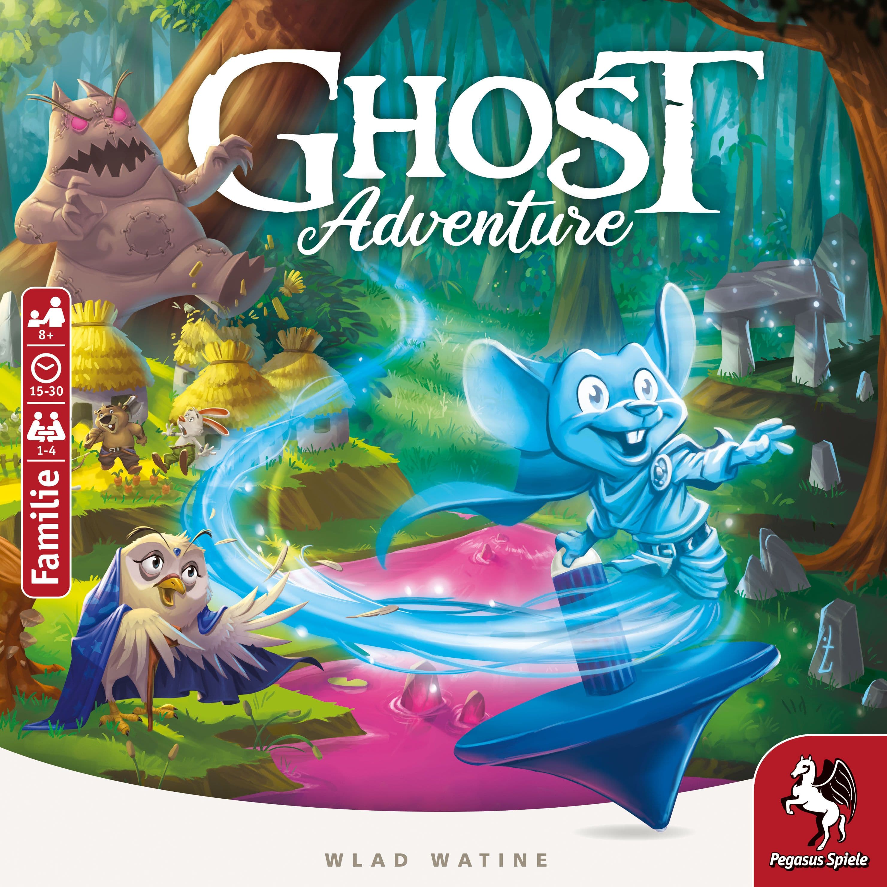 Portada juego de mesa Ghost Adventure