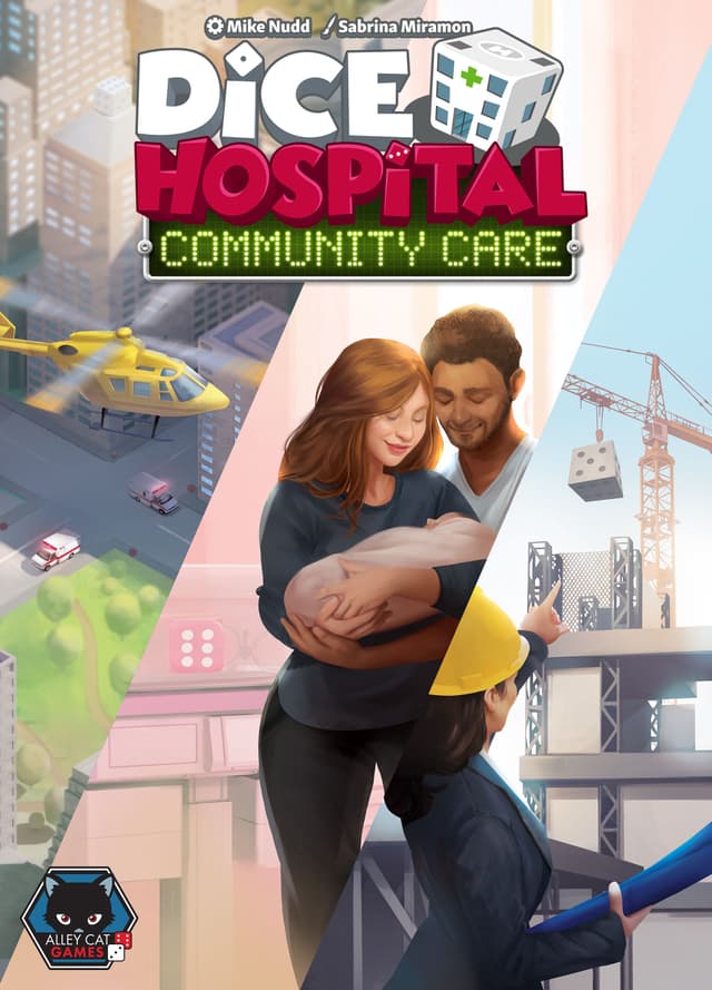 Portada juego de mesa Dice Hospital: Cuidado Comunitario