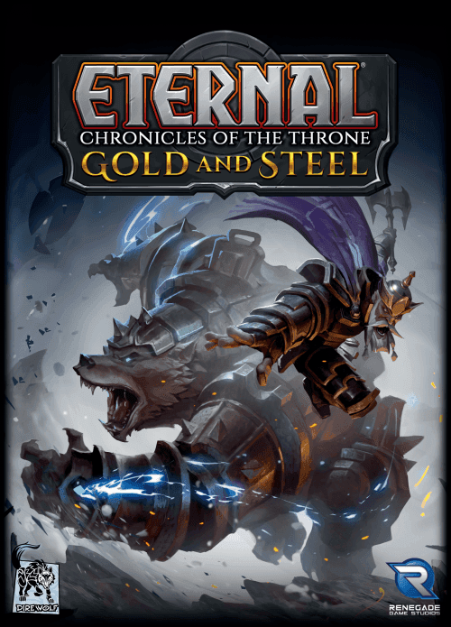 Portada juego de mesa Eternal: Chronicles of the Throne – Gold and Steel