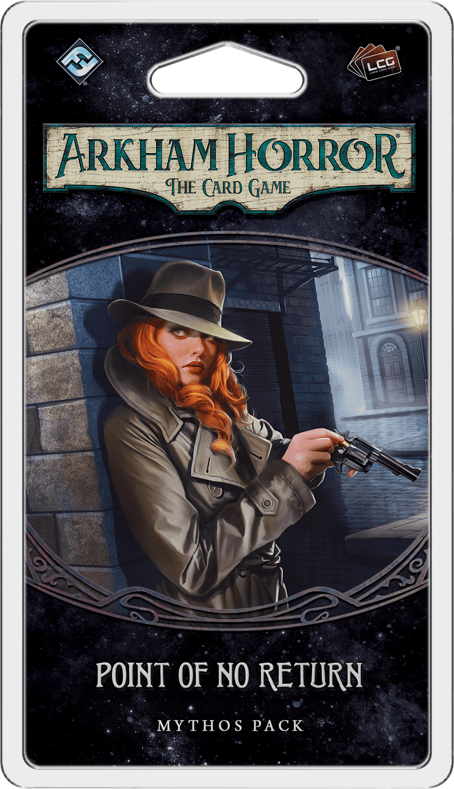 Portada juego de mesa Arkham Horror: El Juego de Cartas – Punto sin Retorno: Pack de Mitos