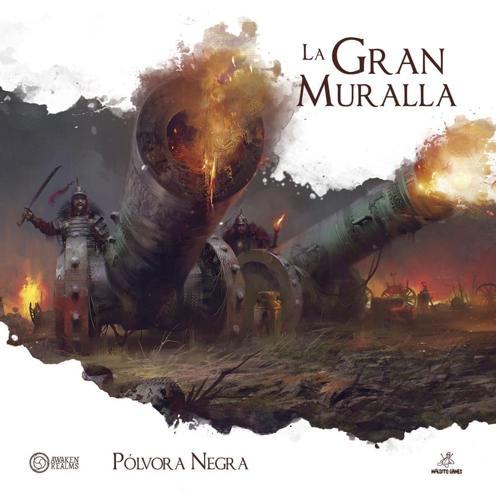 Portada juego de mesa La Gran Muralla: Pólvora Negra