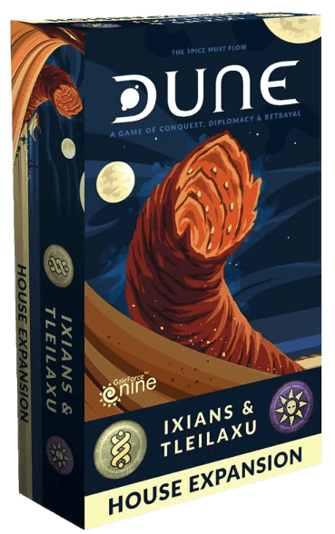 Portada juego de mesa Dune: Ixians & Tleilaxu