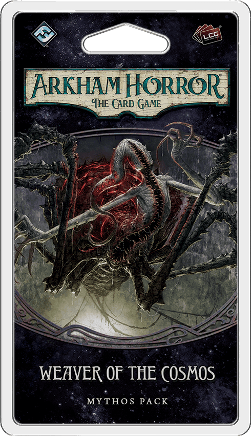 Portada juego de mesa Arkham Horror: El Juego de Cartas – Tejedora del Cosmos: Pack de Mitos