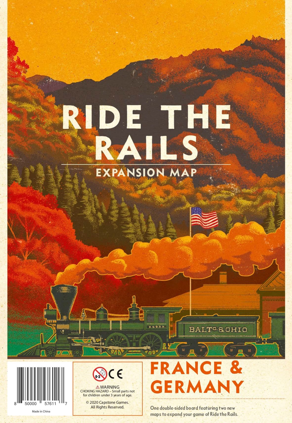 Portada juego de mesa Ride the Rails: France & Germany