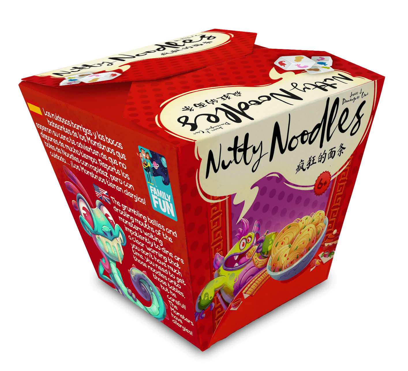 Portada juego de mesa Nutty Noodles