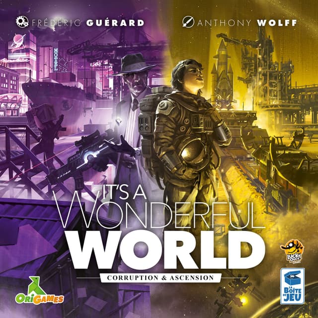 Portada juego de mesa It's a Wonderful World: Auge y Corrupción