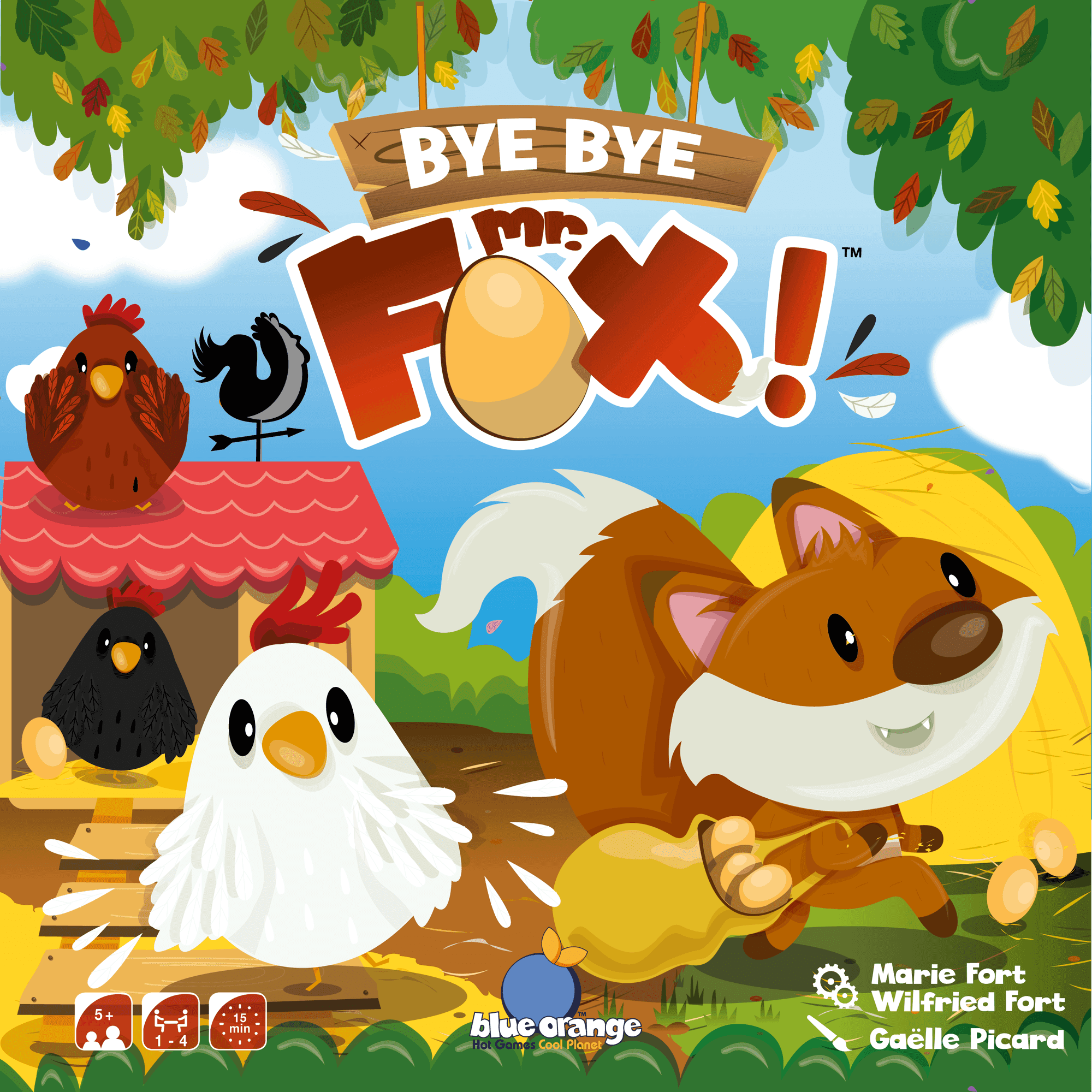 Portada juego de mesa Bye Bye Mr. Fox!