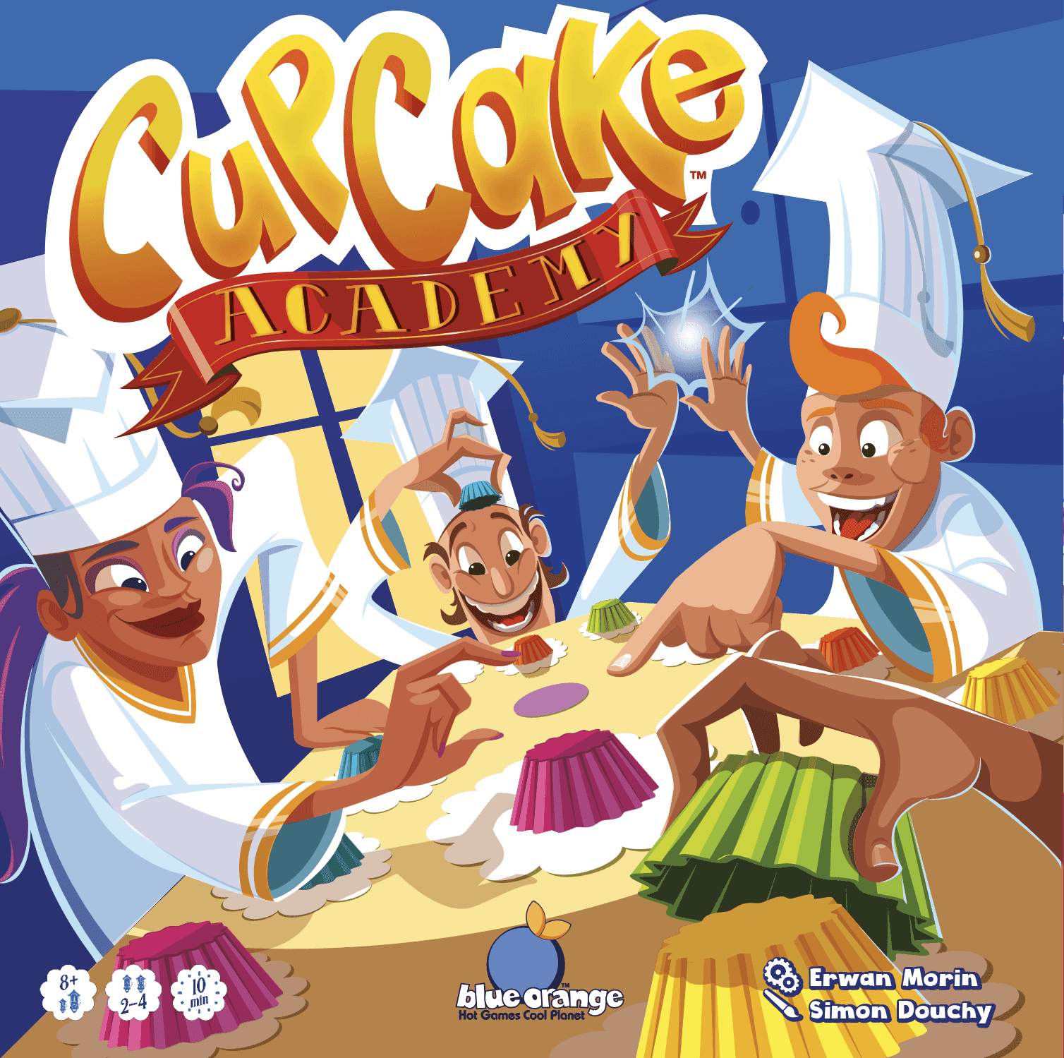 Portada juego de mesa Academia de Cupcakes