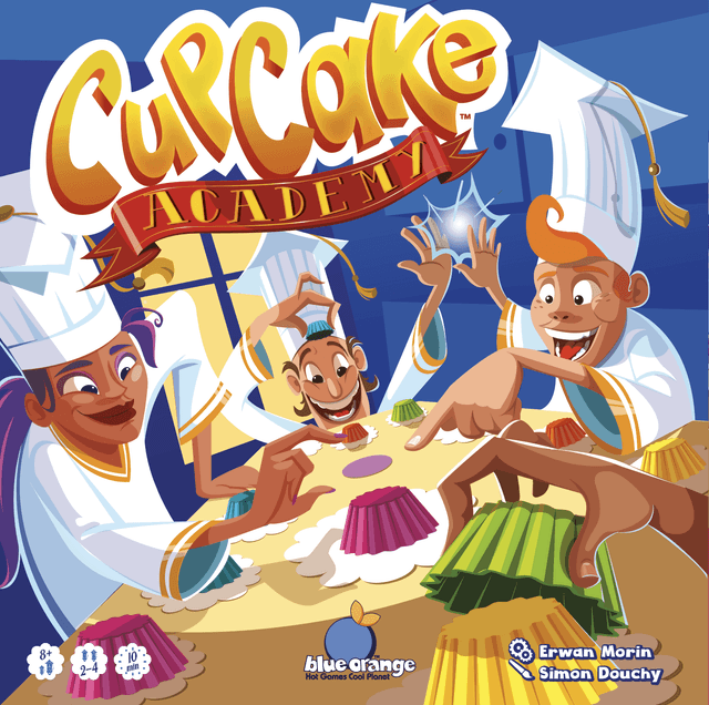 Portada juego de mesa Academia de Cupcakes