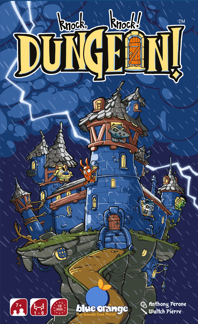 Portada juego de mesa Knock! Knock! Dungeon!