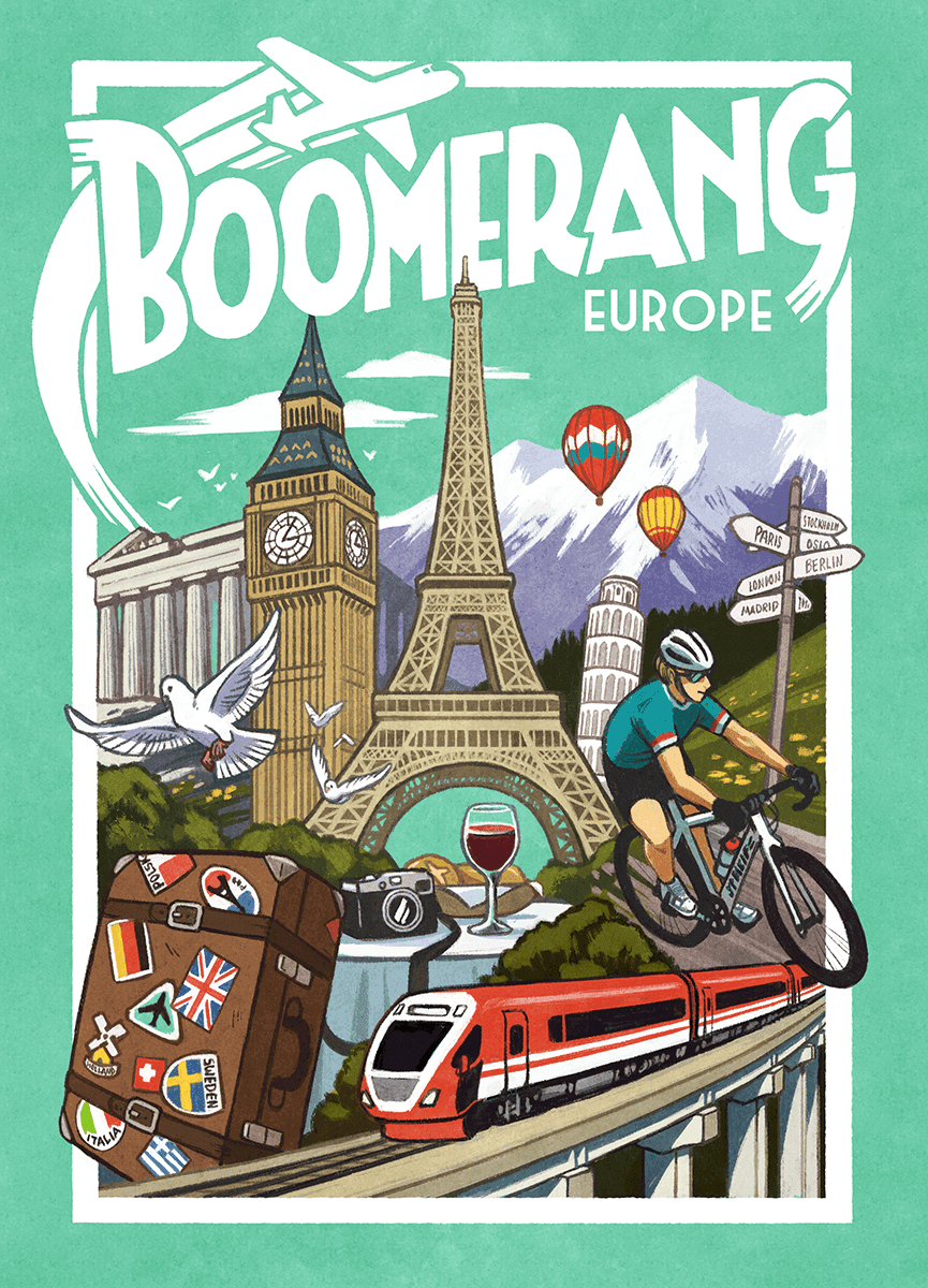 Portada juego de mesa Boomerang: Europe