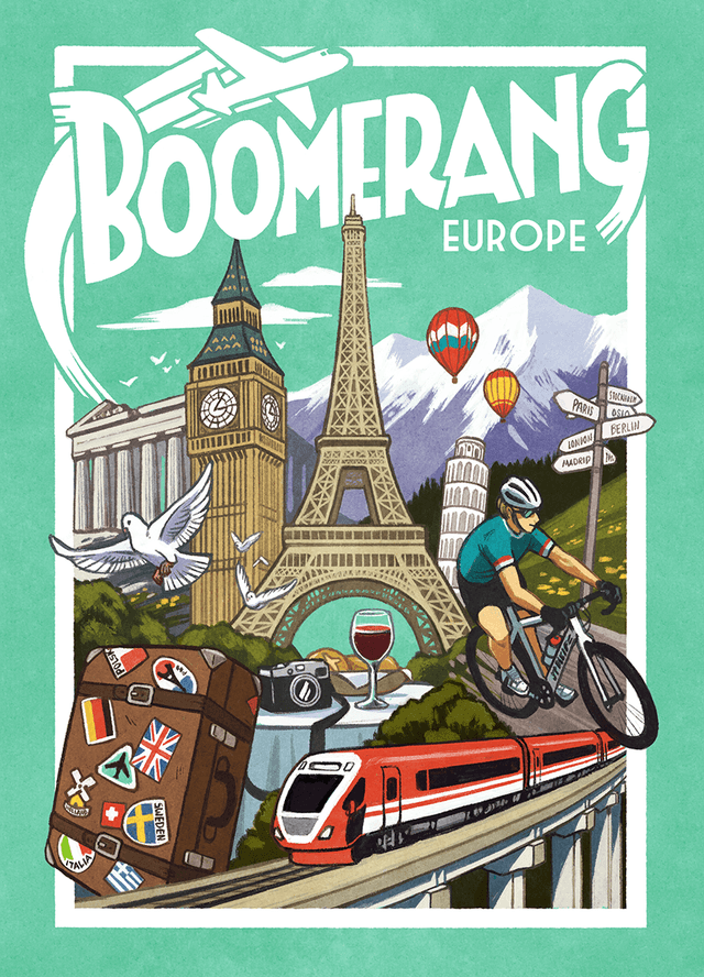 Portada juego de mesa Boomerang: Europe