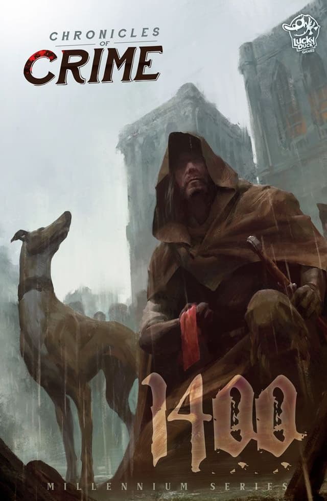 Portada juego de mesa Chronicles of Crime: 1400