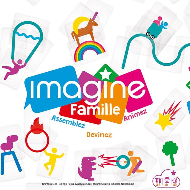 Portada juego de mesa Imagine Famille