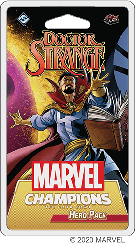 Portada juego de mesa Marvel Champions: El Juego de Cartas – Doctor Extraño Pack de Héroe
