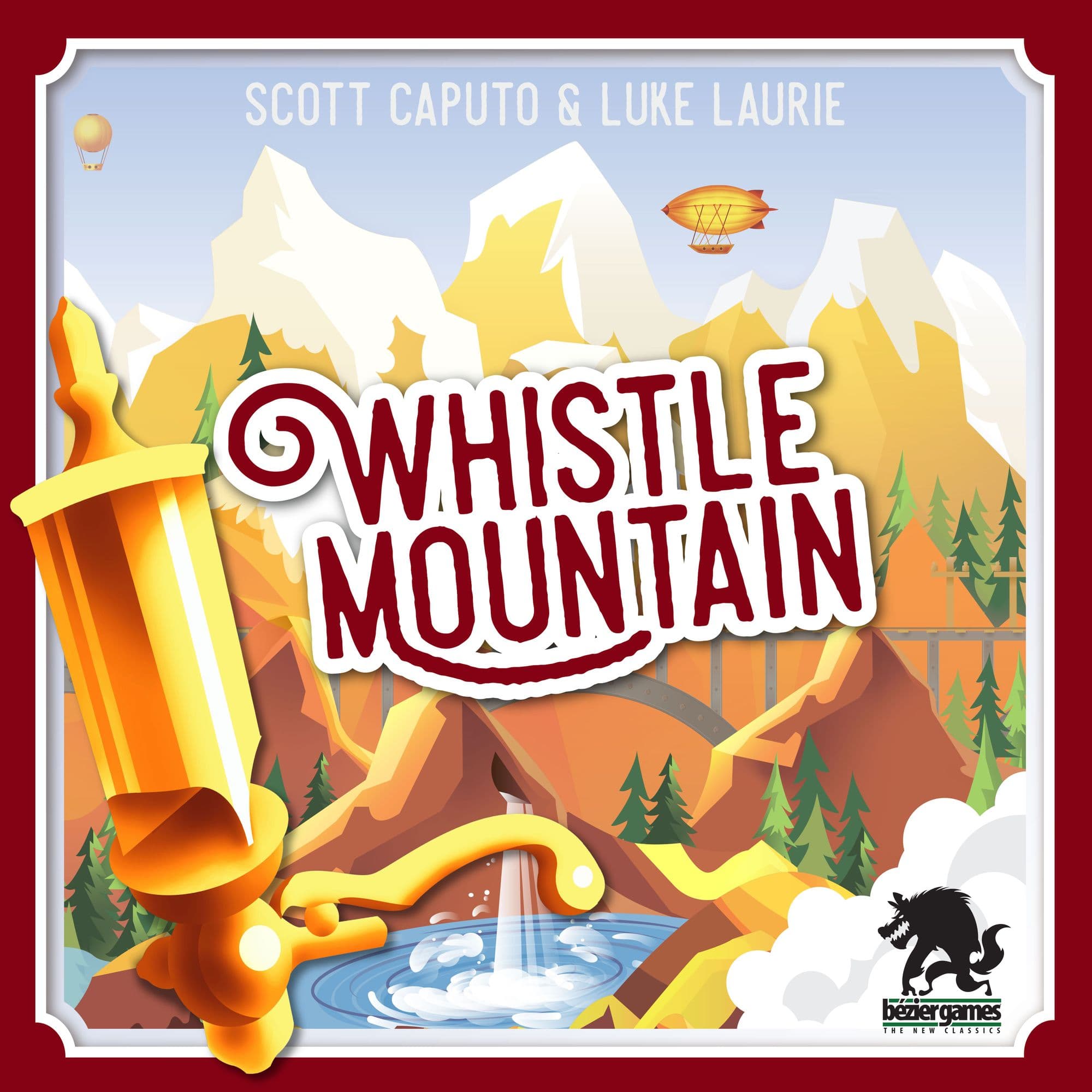 Portada juego de mesa Whistle Mountain