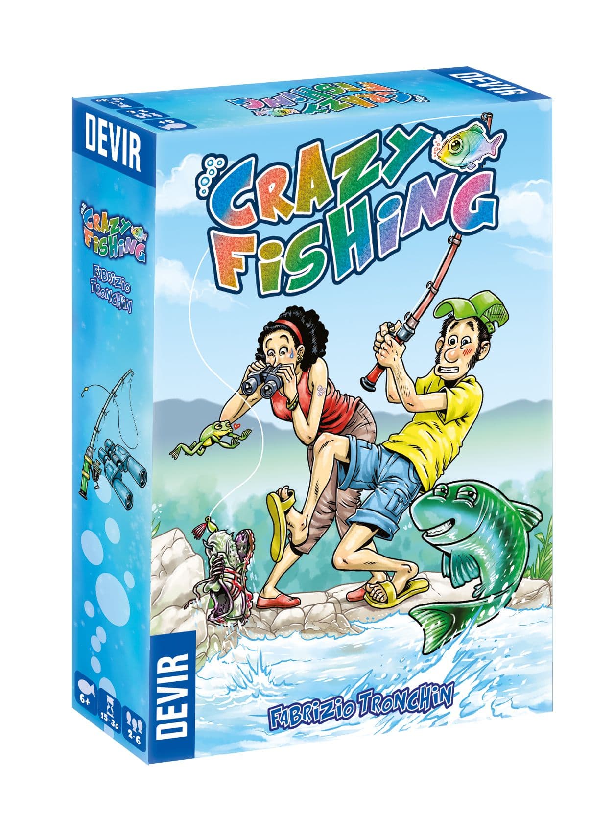 Portada juego de mesa Crazy Fishing