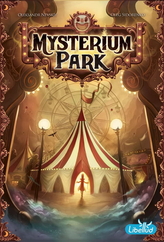 Portada juego de mesa Mysterium Park
