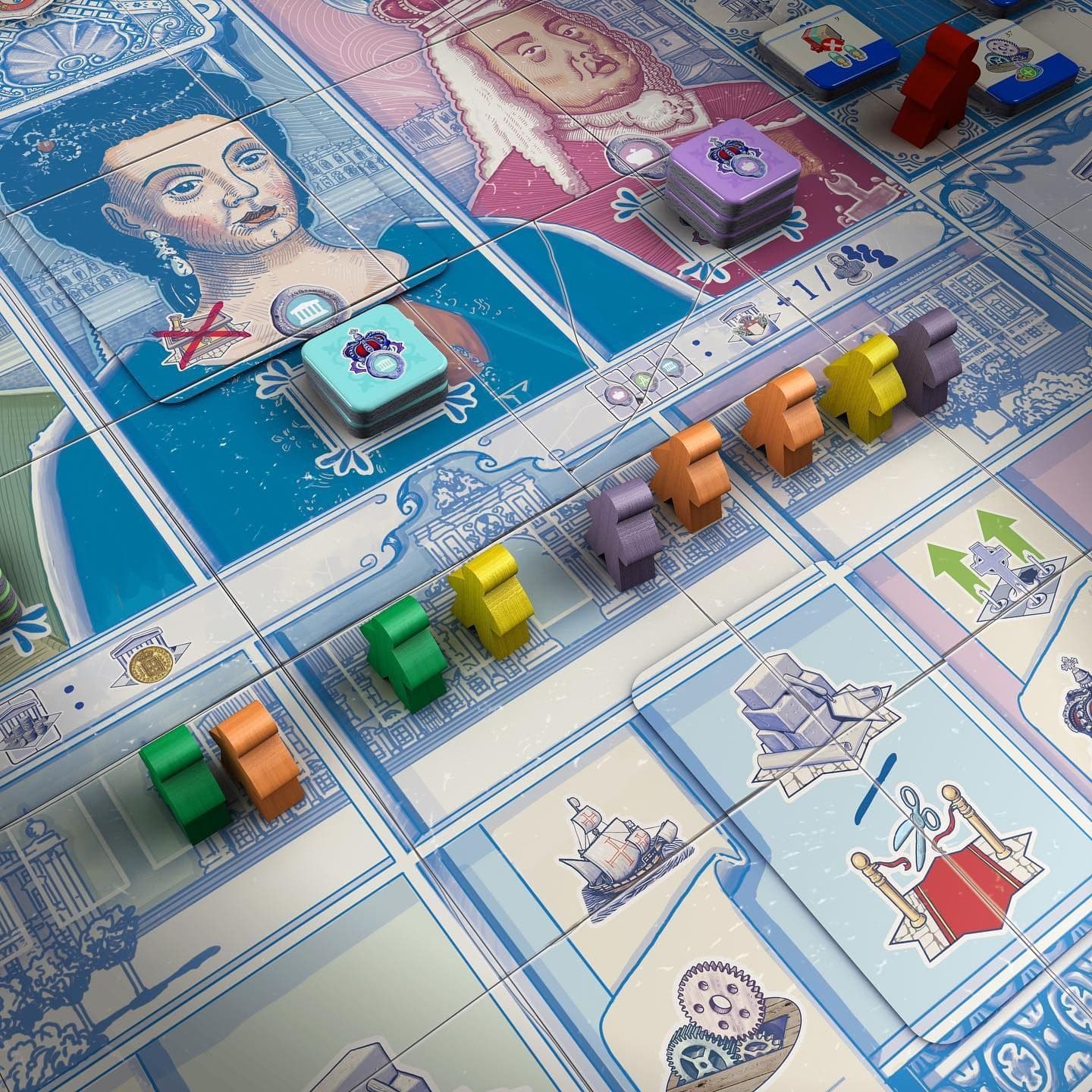 Portada juego de mesa Lisboa: Queen Variant