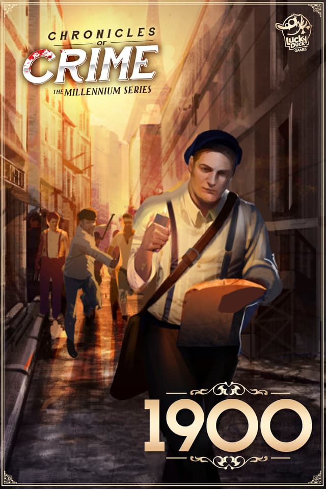 Portada juego de mesa Crónicas del Crimen: 1900