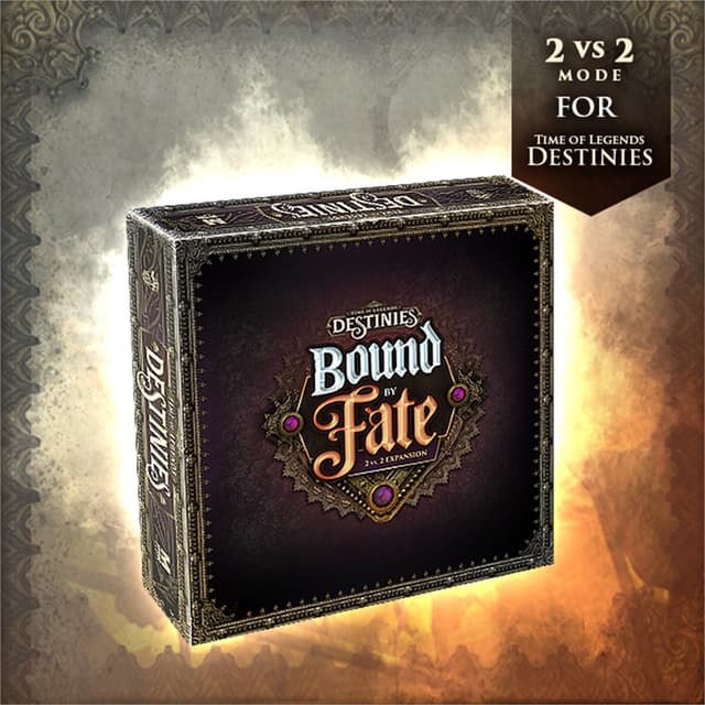 Portada juego de mesa Destinies: Destinos Unidos
