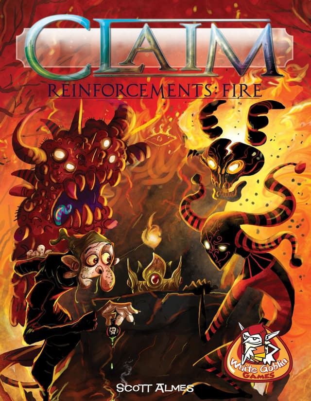 Portada juego de mesa Claim Refuerzos: Fuego