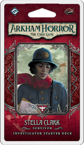Portada juego de mesa Arkham Horror: El Juego de Cartas – Stella Clark: Mazo Inicial de Investigador