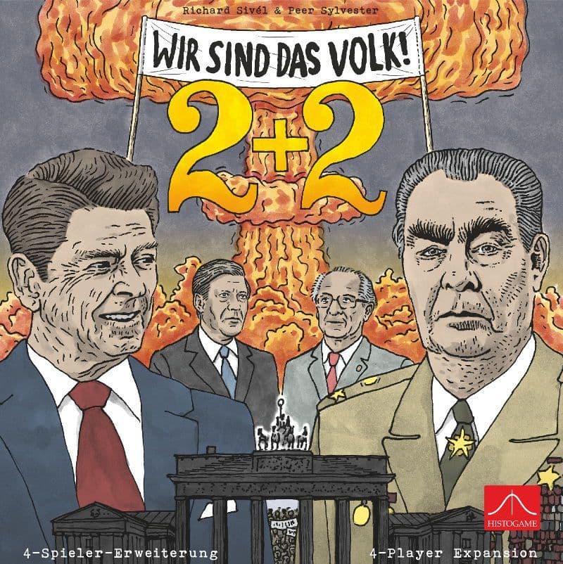 Portada juego de mesa Wir sind das Volk!: 2+2