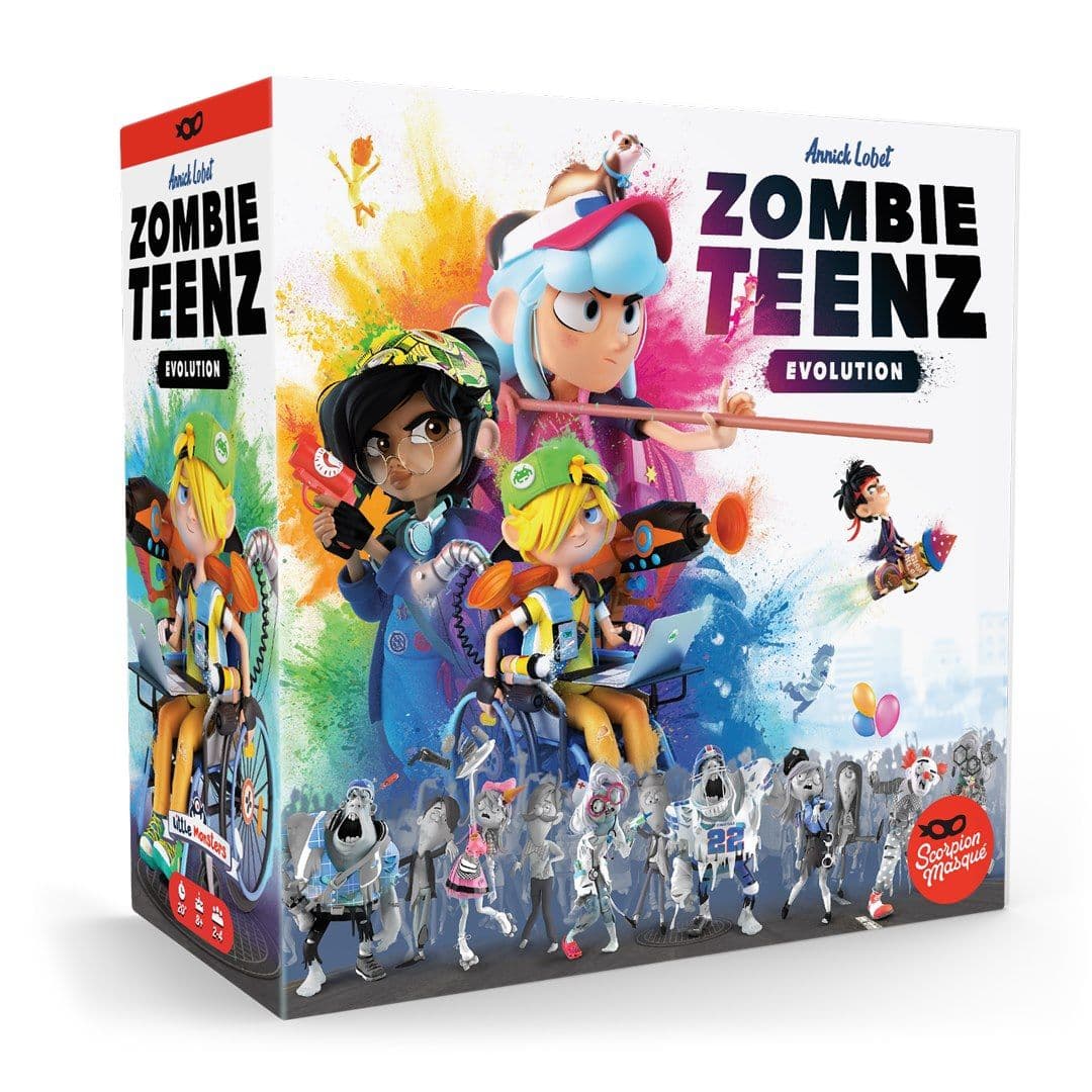 Portada juego de mesa Zombie Teenz Evolution