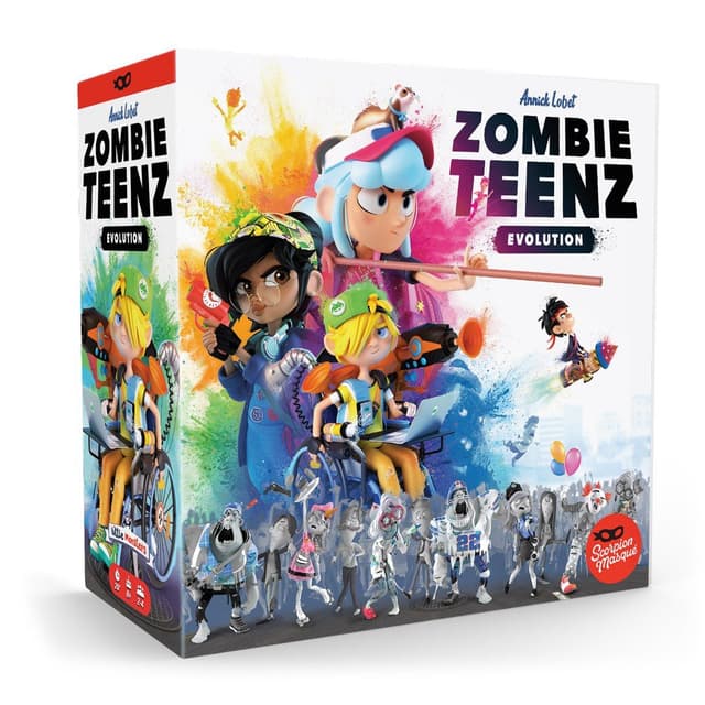 Portada juego de mesa Zombie Teenz Evolution