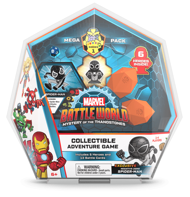 Portada juego de mesa Marvel Battleworld Mega Pack