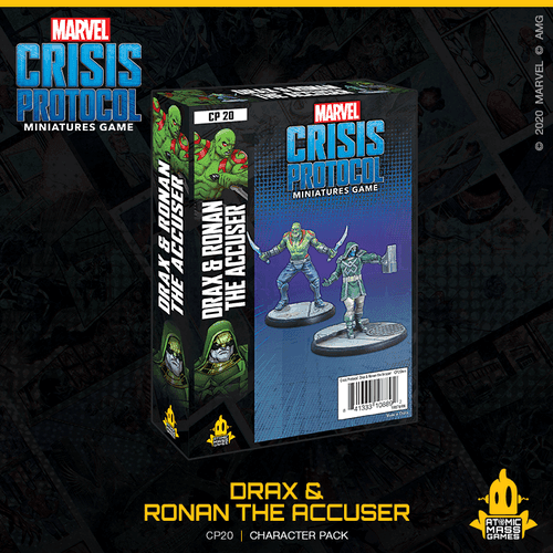 Portada juego de mesa Marvel: Crisis Protocol – Drax and Ronan the Accuser
