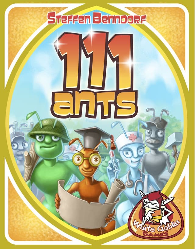 Portada juego de mesa 111 Ants
